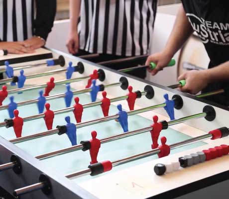 Garlando Foosball In Tournament Play